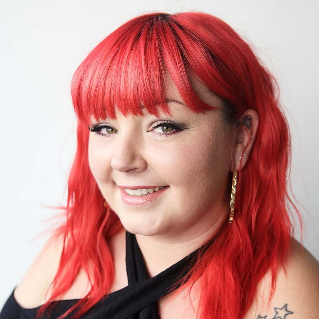 Elisa our salon creative director