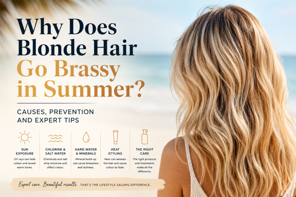 Why Does Blonde Hair Go Brassy in Summer? | Lifestyle Salons
